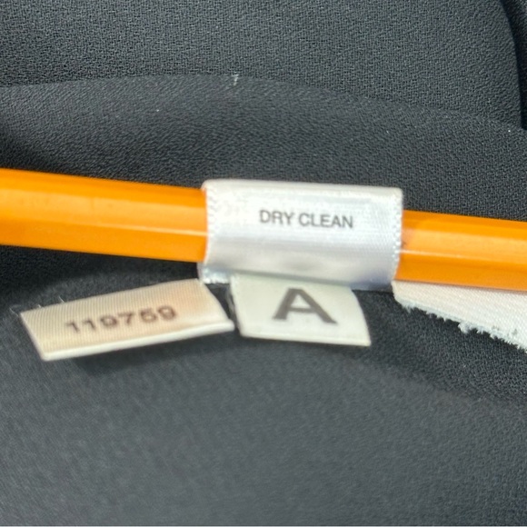 Ann Taylor Sz 6 Black 100% Silk Flounce Hem Sleeveless Midi Dress Luxury Lined - Picture 12 of 13